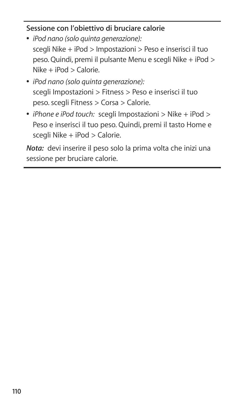 Apple Nike + iPod Sensor User Manual | Page 110 / 144