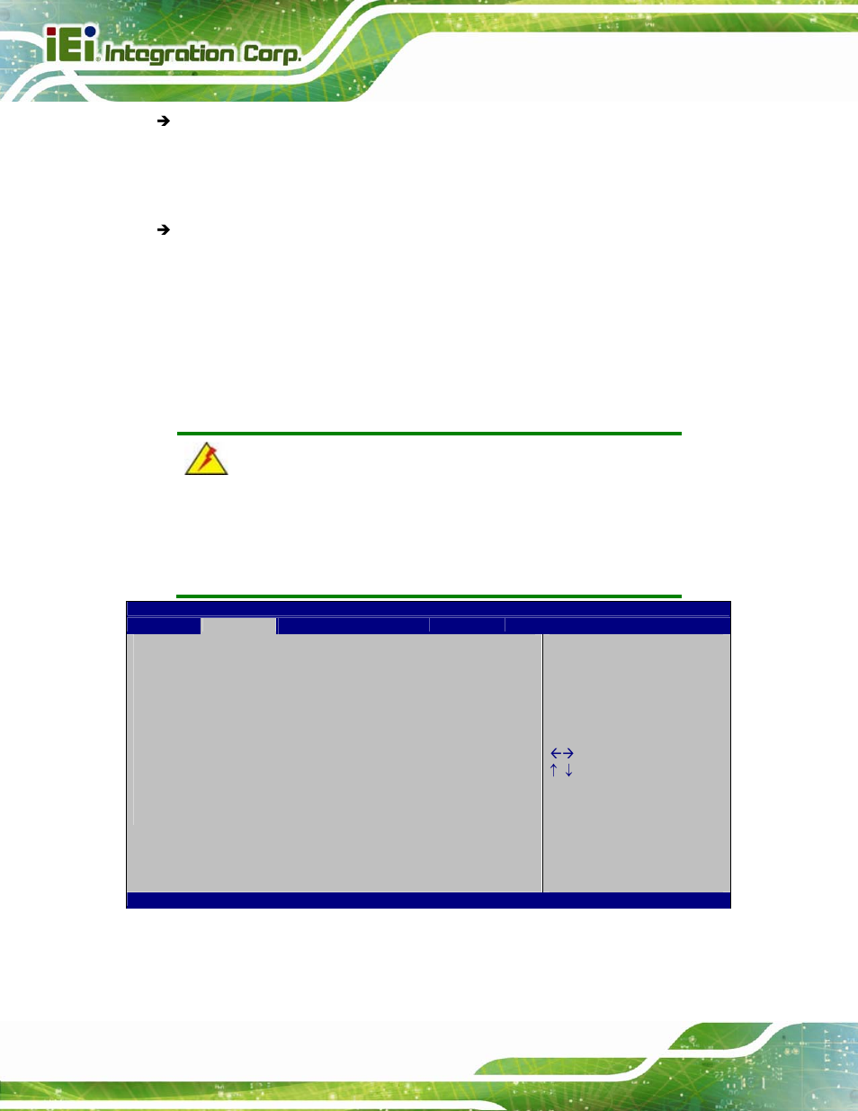 3 advanced, Dvanced, Bios menu 2: advanced | IEI Integration PICOe-B650 User Manual | Page 72 / 156
