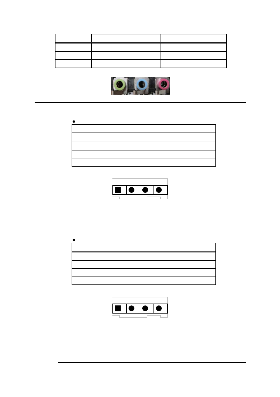 3 cd in connector, 4 aux in connector | IEI Integration AC-KIT08R User Manual | Page 3 / 3