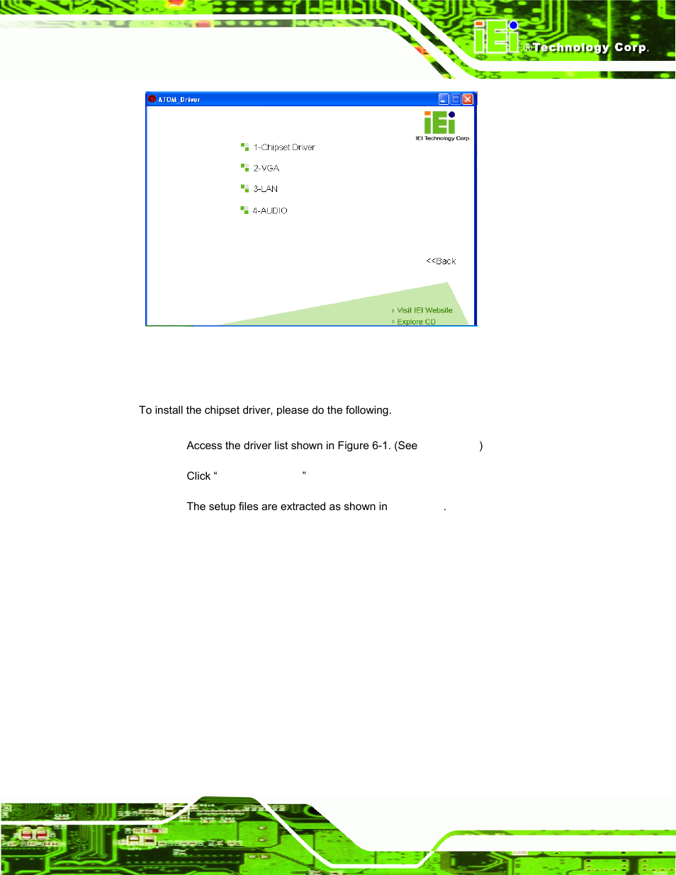 3 chipset driver installation | IEI Integration ECW-281B-N270-WT v2.10 User Manual | Page 119 / 179