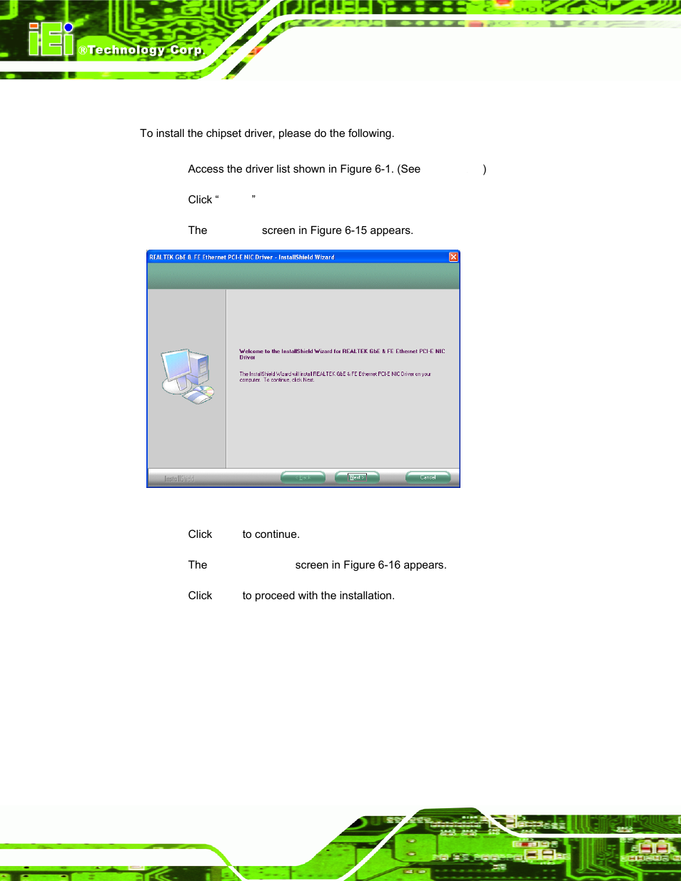 5 lan driver installation | IEI Integration ECW-281B-N270-WT v2.10 User Manual | Page 128 / 179