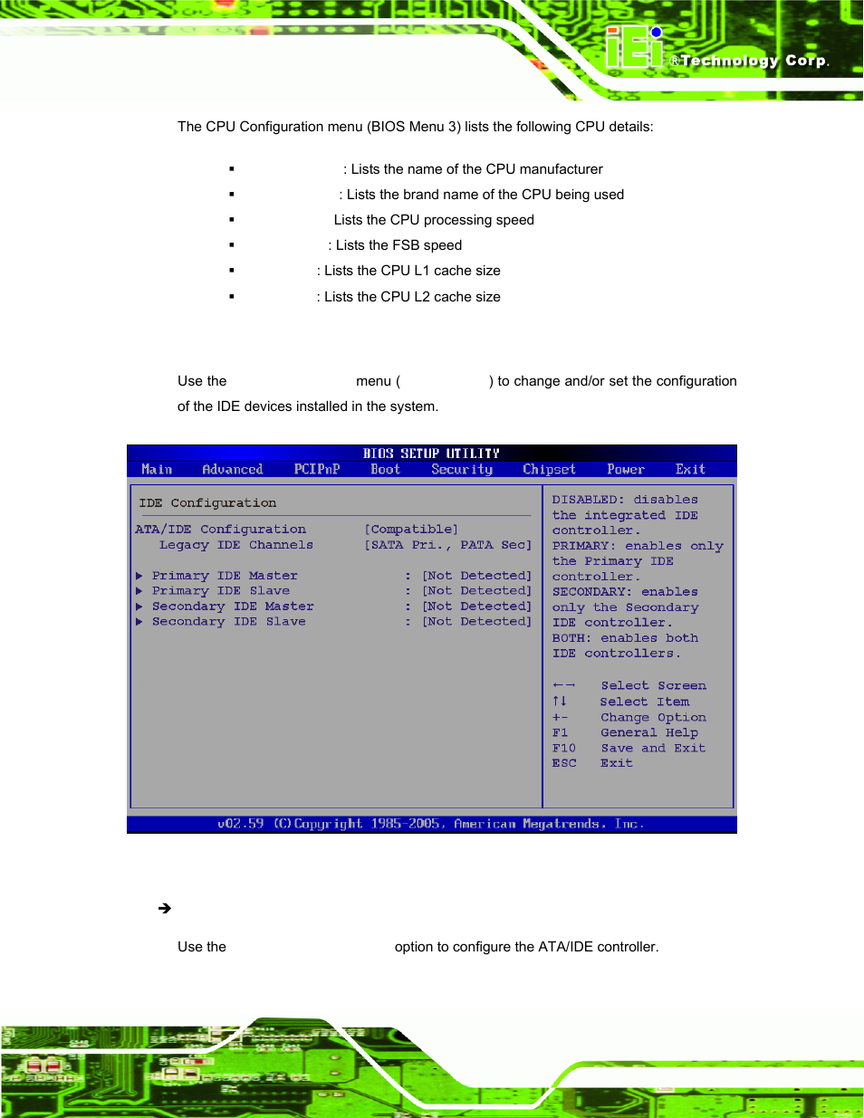 2 ide configuration | IEI Integration ECW-281B-N270-WT v2.10 User Manual | Page 79 / 179