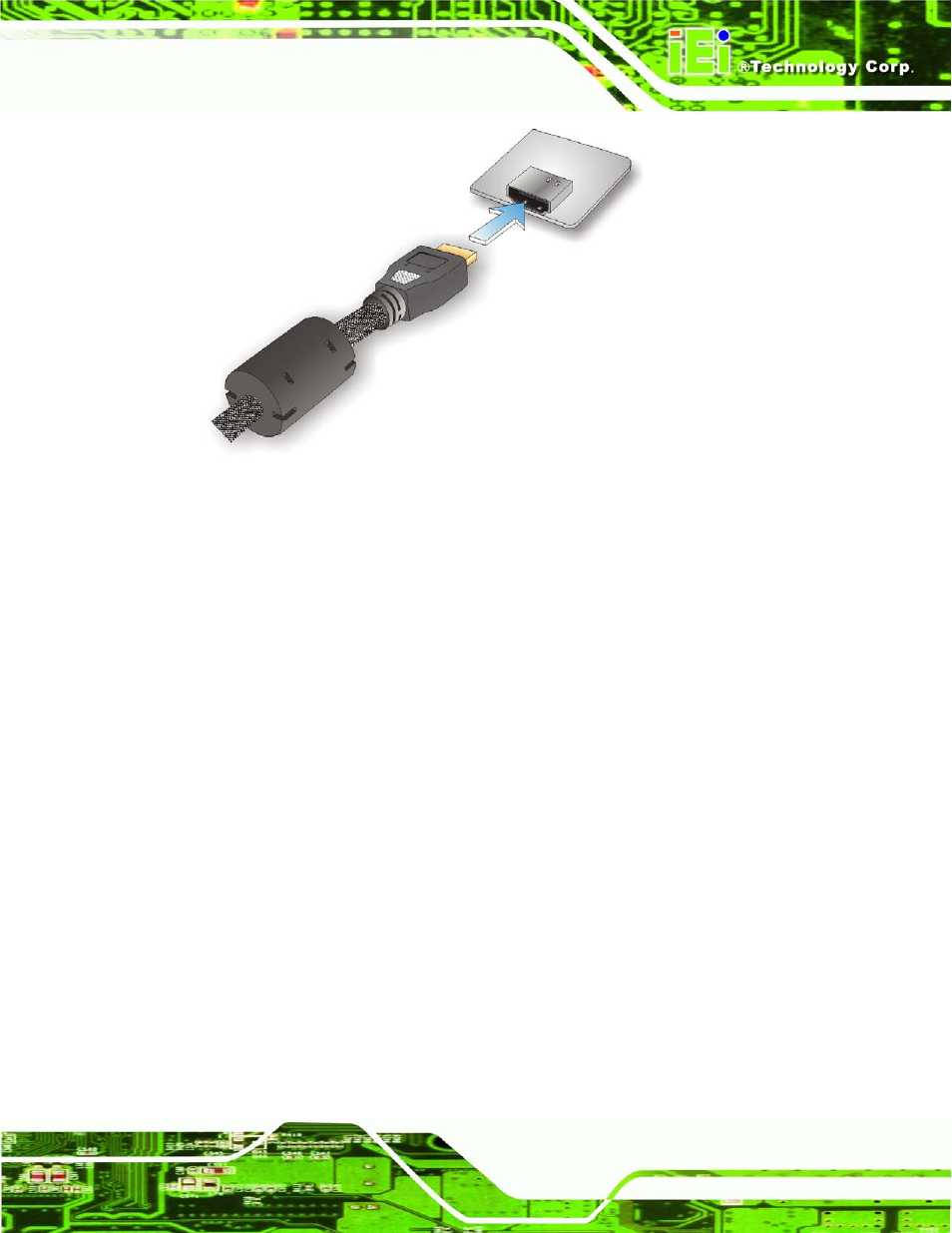 3 lan connection, Figure 3-22: hdmi connection | IEI Integration uIBX-210-CV-N2600 User Manual | Page 40 / 163