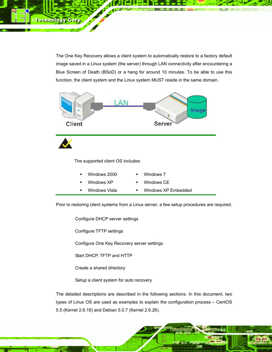 Estore, Ystems from a, Inux | Erver through | IEI Integration UPC-V312-D525 v1.10 User Manual | Page 153 / 175