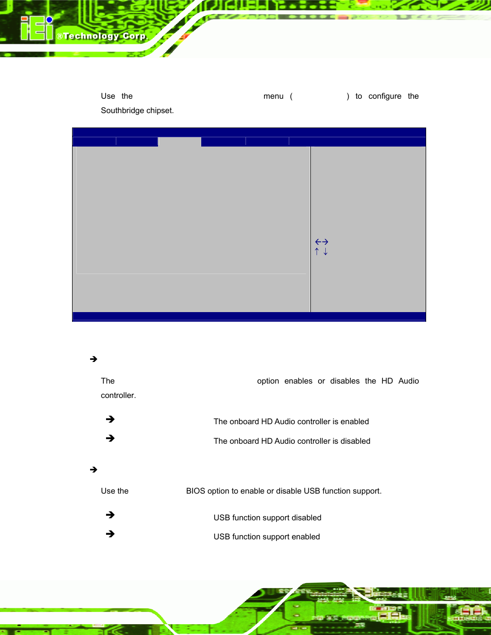 2 south bridge configuration, N 4.4.2 | IEI Integration UPC-V312-D525 v1.10 User Manual | Page 85 / 175