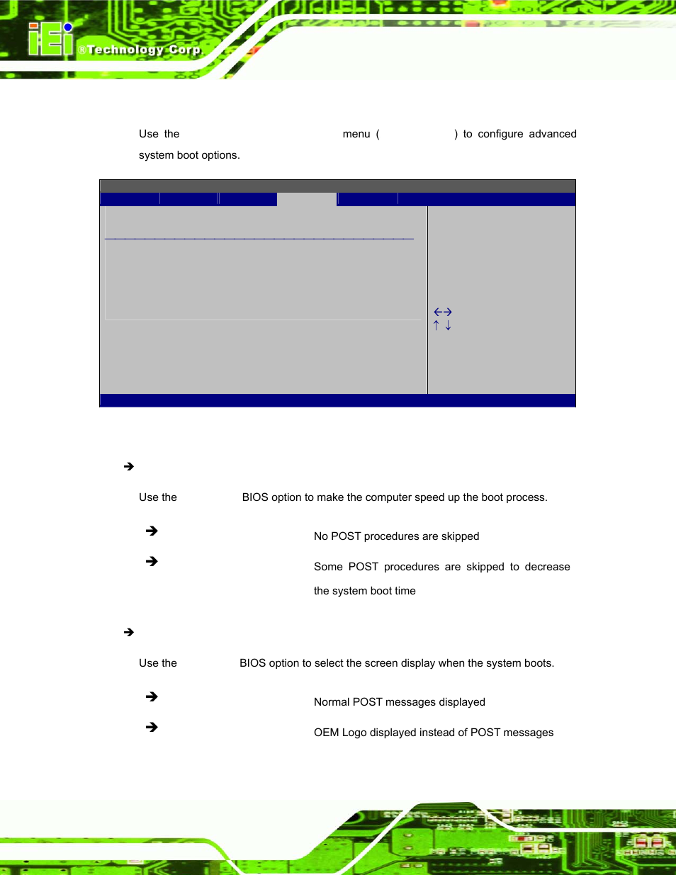 1 boot settings configuration | IEI Integration UPC-12AH_GM45 v1.00 User Manual | Page 106 / 147