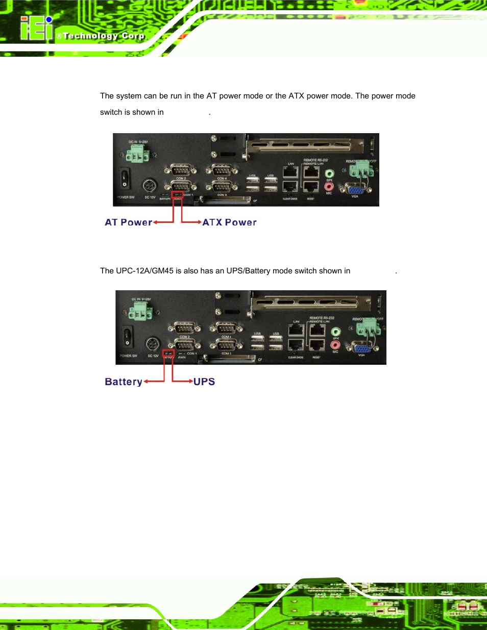 5 power mode | IEI Integration UPC-12AH_GM45 v1.00 User Manual | Page 36 / 147