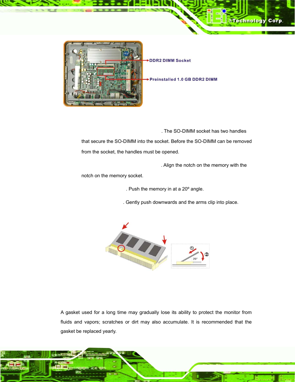 5 gasket replacement | IEI Integration UPC-12AH_GM45 v1.00 User Manual | Page 77 / 147