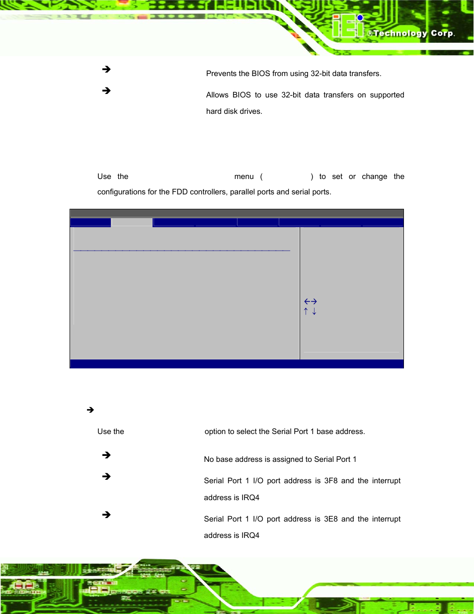 3 super io configuration | IEI Integration UPC-12AH_GM45 v1.00 User Manual | Page 93 / 147