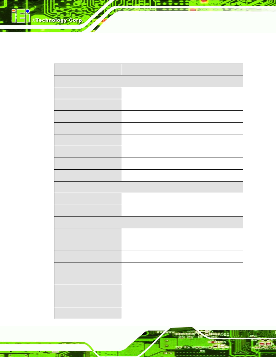 6 specifications, Pecifications | IEI Integration UPC-V315-QM77 User Manual | Page 23 / 148