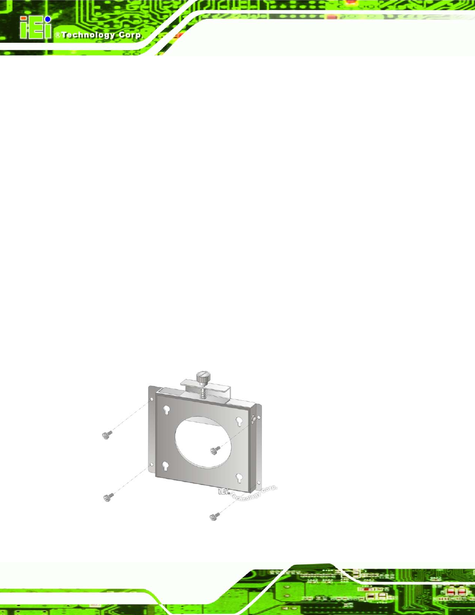 3 wall mounting, Figure 3-11: wall-mounting bracket | IEI Integration UPC-V315-QM77 User Manual | Page 39 / 148