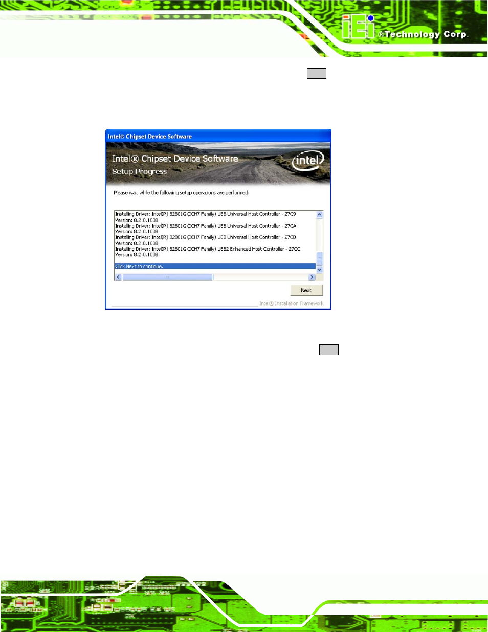 Figure 6-5: chipset driver installation complete | IEI Integration PPC-5xxx-9455 v1.00 User Manual | Page 141 / 198