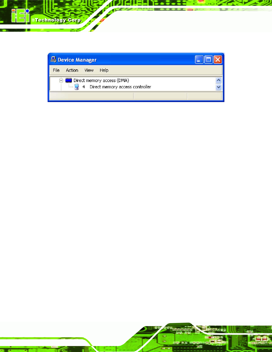 E.1 direct memory access (dma), E.1 d, Irect | Emory, Ccess, Dma) | IEI Integration PPC-5xxx-9455 v1.00 User Manual | Page 184 / 198