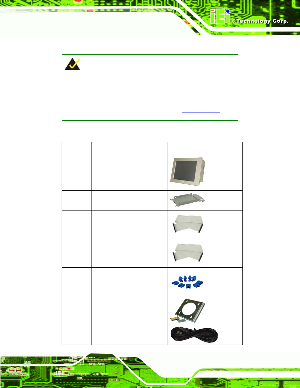 3 package contents, Ackage, Ontents | IEI Integration PPC-5xxx-9455 v1.00 User Manual | Page 53 / 198