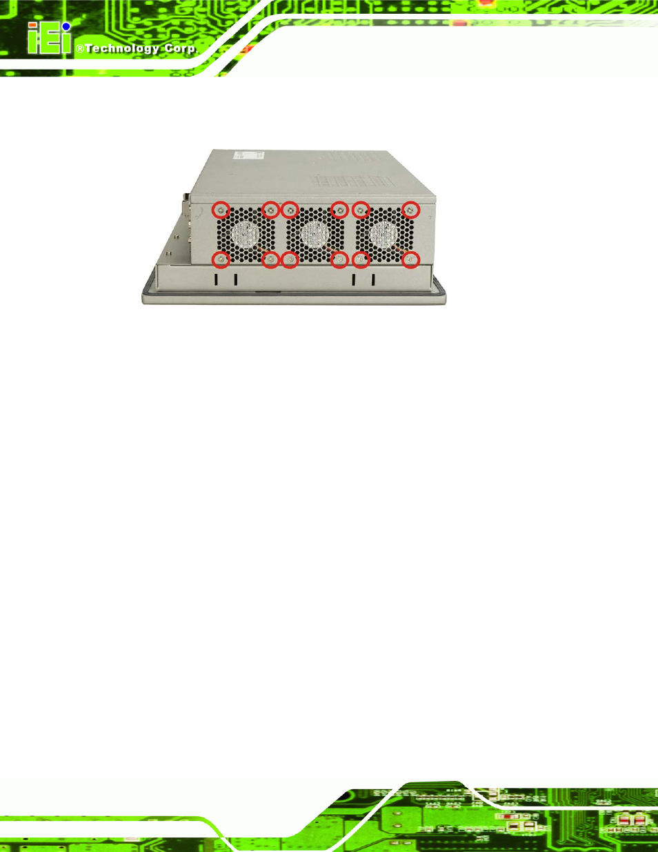 2 install the new system cooling fans | IEI Integration PPC-WIDS-51xxA-G41 User Manual | Page 128 / 152