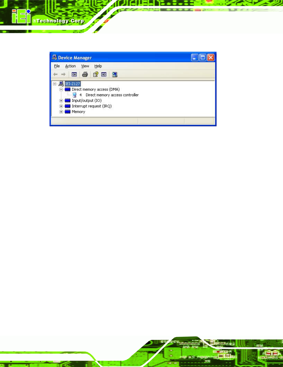 E.1 direct memory access (dma), Irect, Emory | Ccess, Dma) | IEI Integration PPC-WIDS-51xxA-G41 User Manual | Page 144 / 152