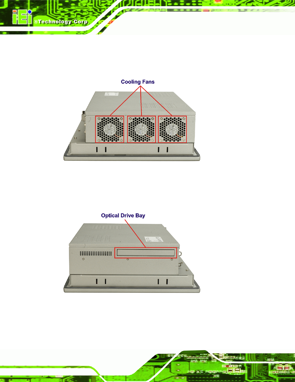 5 left panel, 6 right panel, Figure 1-7: left view | Figure 1-8: right view | IEI Integration PPC-WIDS-51xxA-G41 User Manual | Page 20 / 152