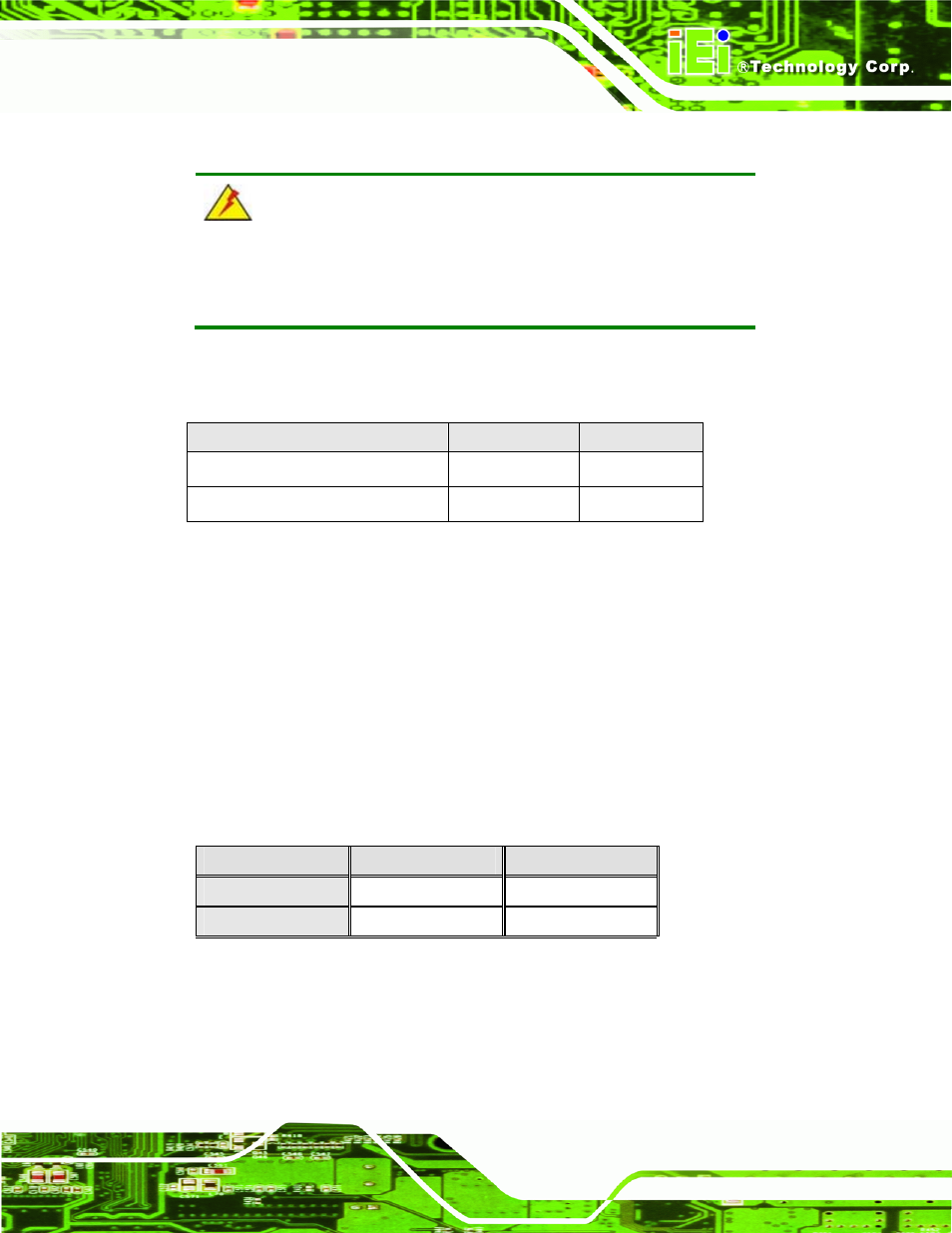 2 preconfigured jumpers, 3 cf card setup, Table 4-2: preconfigured jumpers | Table 4-3: cf card setup jumper settings | IEI Integration PPC-WIDS-51xxA-G41 User Manual | Page 49 / 152