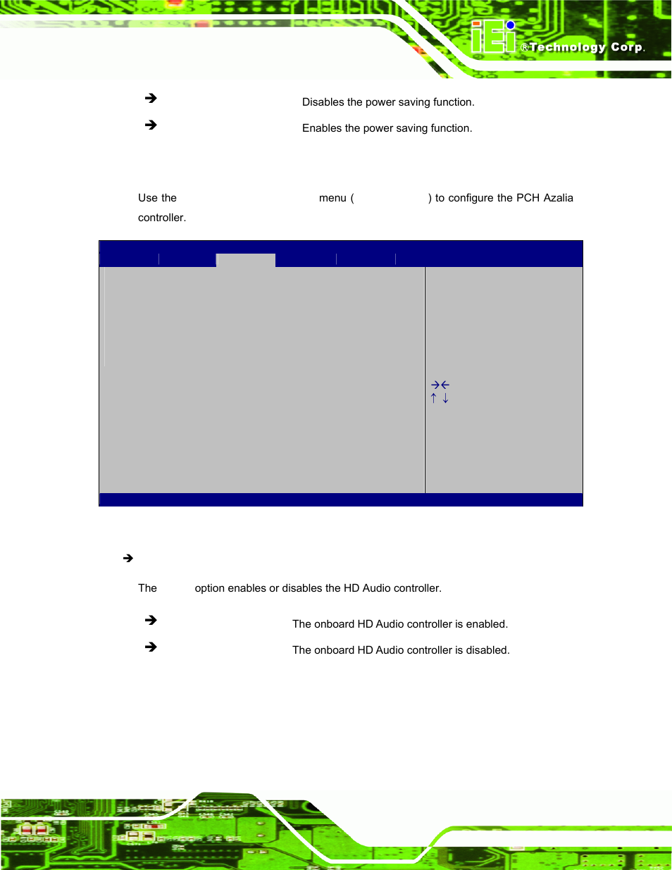 1 pch azalia configuration | IEI Integration PPC-51xxA-H61 User Manual | Page 110 / 193