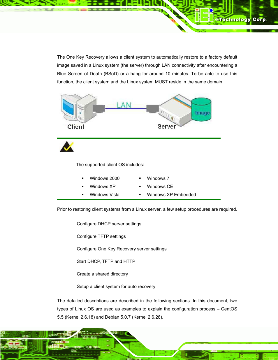Estore, Ystems from a, Inux | Erver through | IEI Integration PPC-5152-D525 v1.02 User Manual | Page 161 / 183