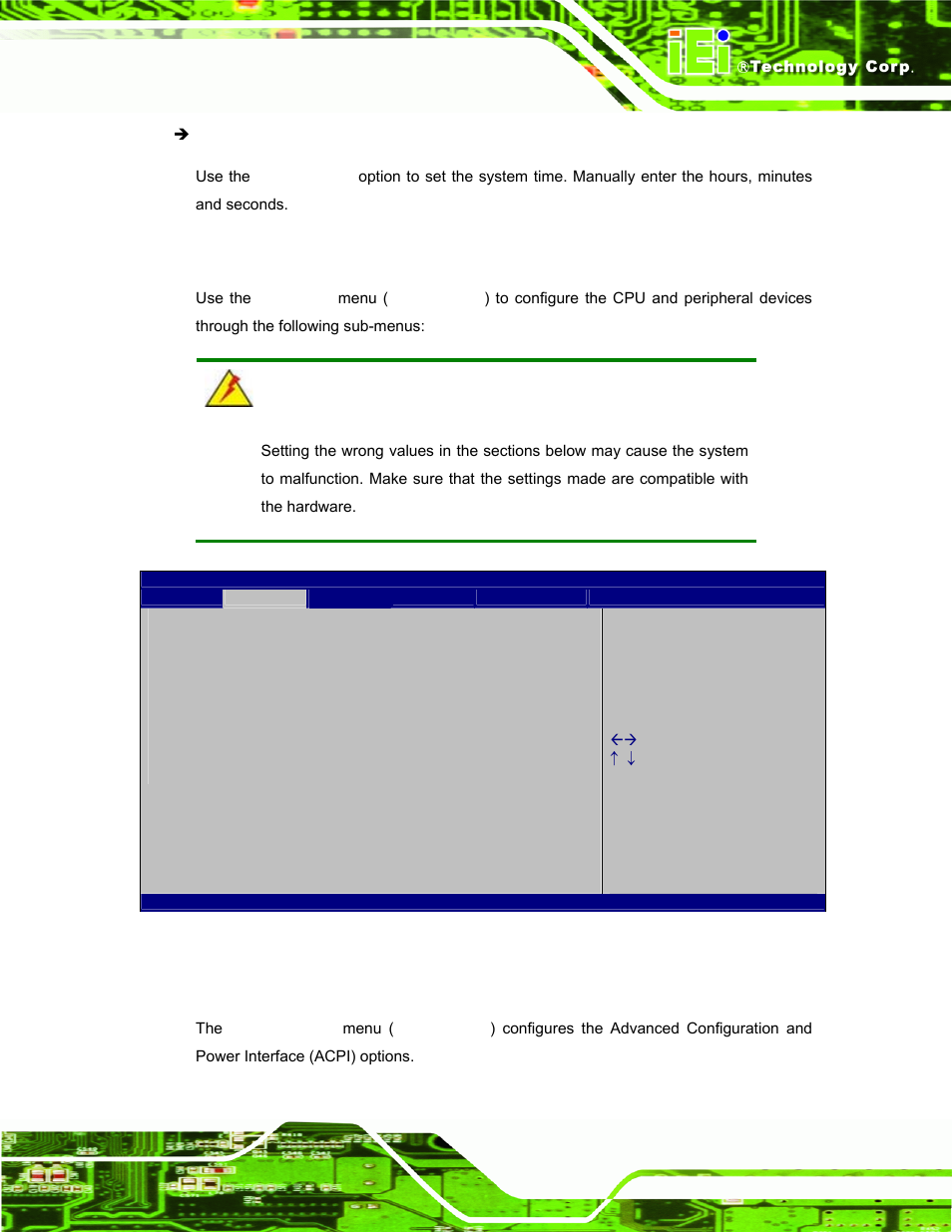 3 advanced, 1 acpi settings, Dvanced | Figure 1-4, Cn pinou, Table 3-8, The usb 3.0 ports a | IEI Integration PPC-5152-D525 v1.02 User Manual | Page 83 / 183