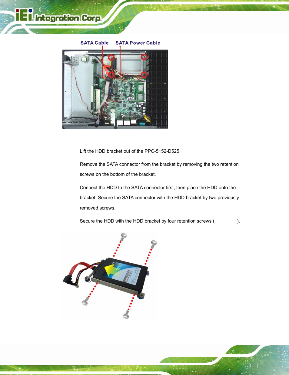 IEI Integration PPC-5152-D525 v2.10 User Manual | Page 40 / 185