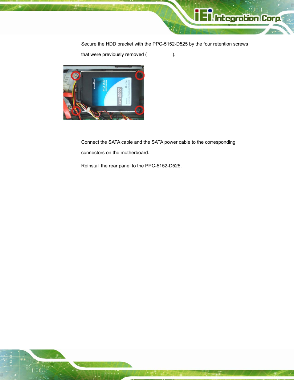 IEI Integration PPC-5152-D525 v2.10 User Manual | Page 41 / 185