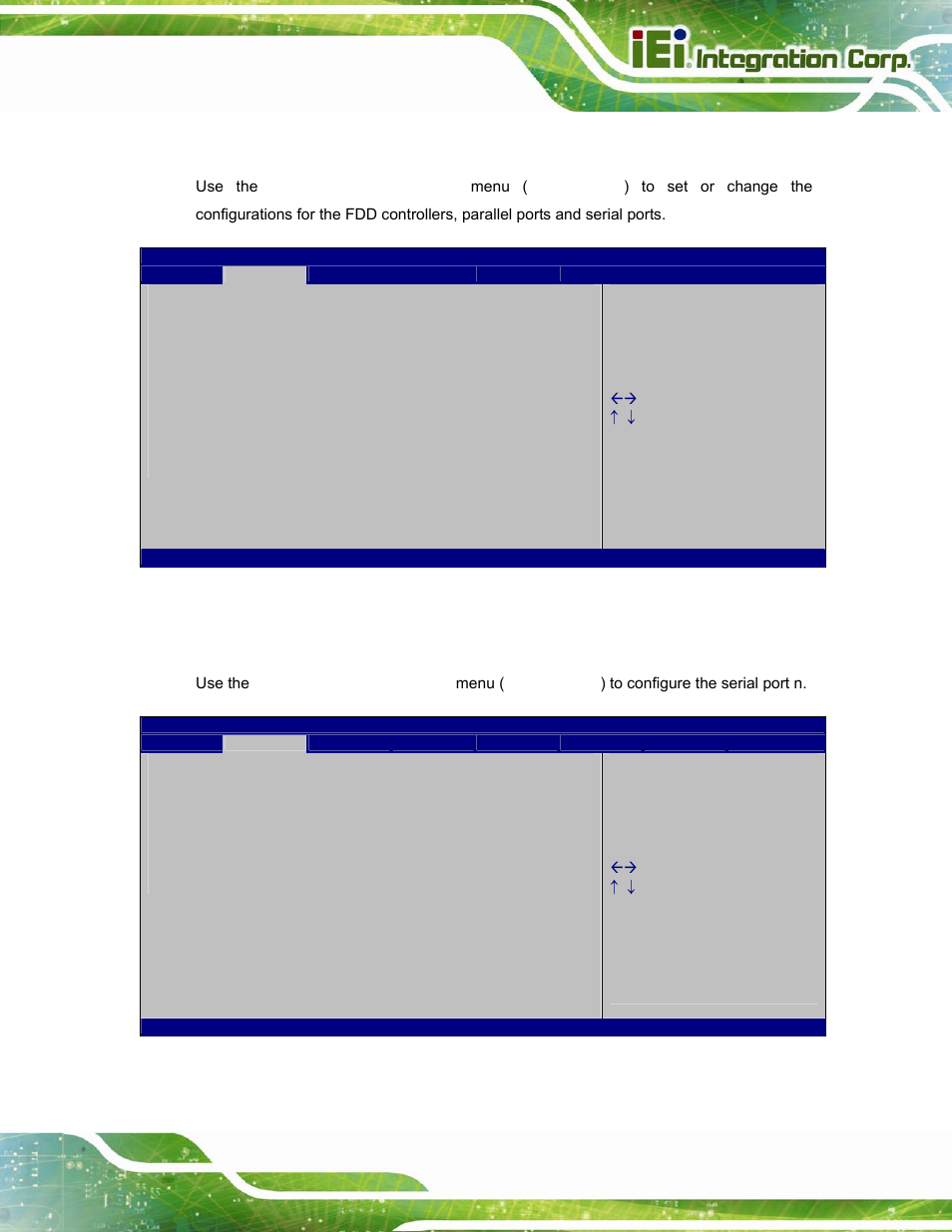 5 super io configuration, 1 serial port n configuration | IEI Integration PPC-5152-D525 v2.10 User Manual | Page 89 / 185