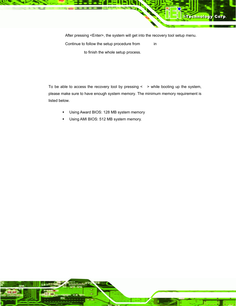 B.7.2 system memory requirement | IEI Integration PPC-37xxA-N26 v1.00 User Manual | Page 191 / 203