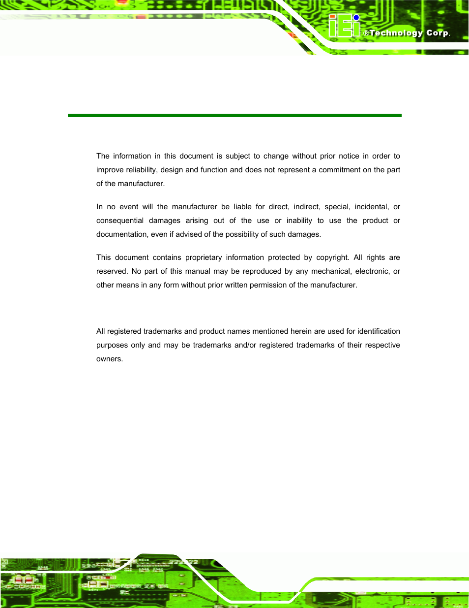 Copyright | IEI Integration PPC-37xx-N270 v2.00 User Manual | Page 3 / 155