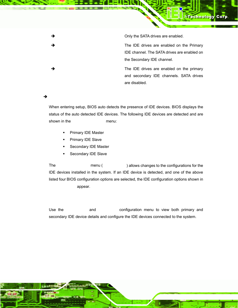 1 ide master, ide slave | IEI Integration PPC-37xx-N270 v2.00 User Manual | Page 85 / 155