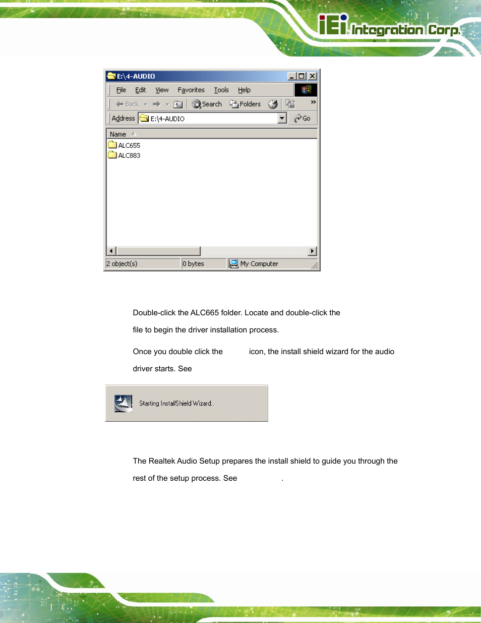 Figure 6-21: select the audio codec | IEI Integration PPC-37xx-N270 v2.20 User Manual | Page 137 / 162