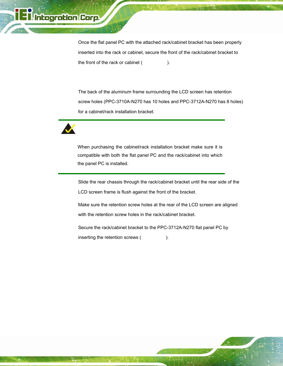 2 ppc-3710a-n270 and ppc-3712a-n270 | IEI Integration PPC-37xx-N270 v2.20 User Manual | Page 70 / 162