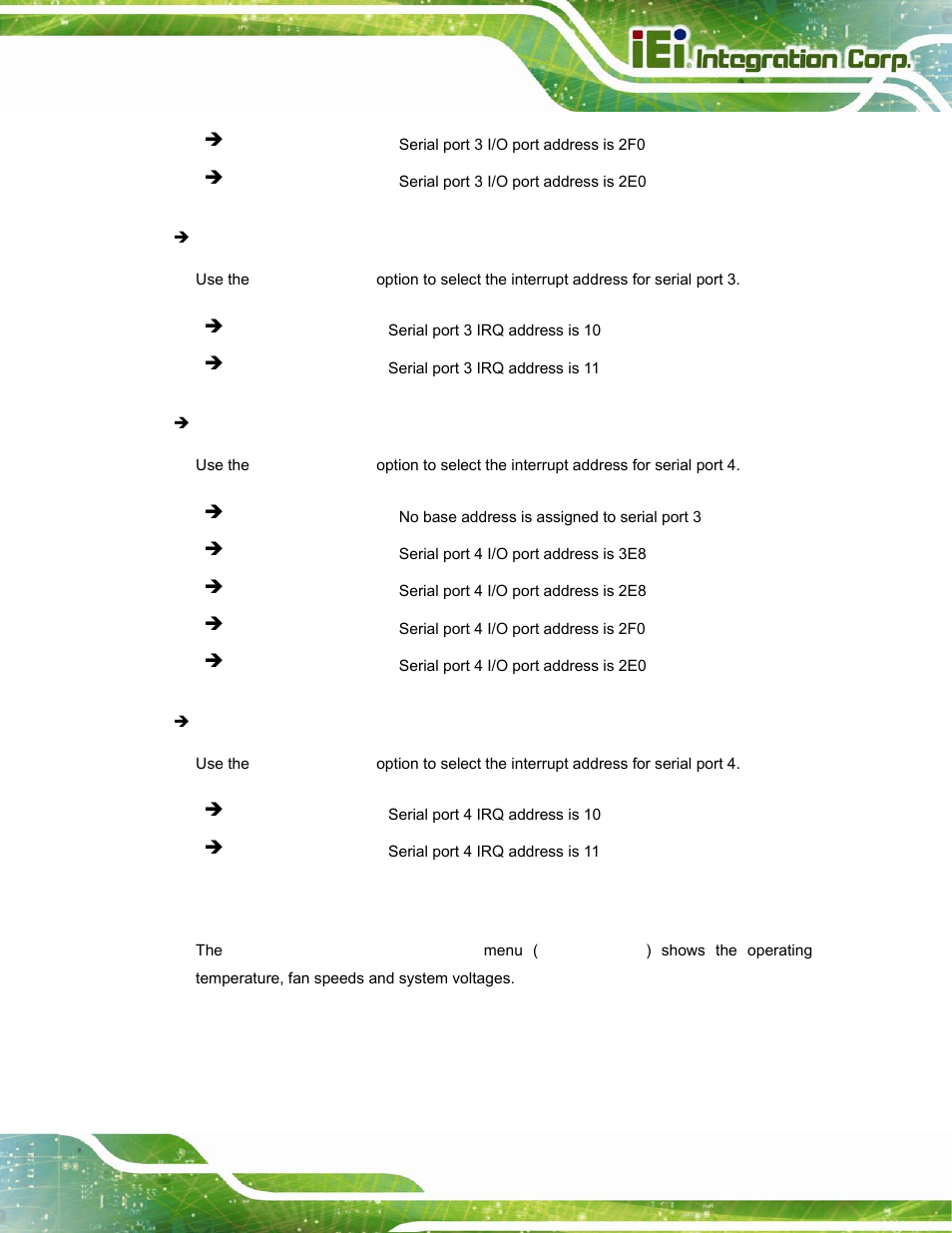 4 hardware health configuration | IEI Integration PPC-37xx-N270 v2.20 User Manual | Page 93 / 162