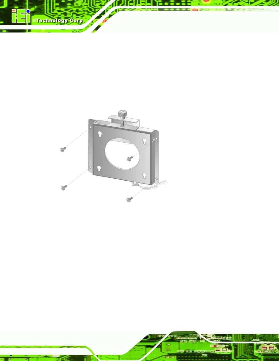 Figure 2-4: wall-mounting bracket | IEI Integration ACT-457A User Manual | Page 26 / 67