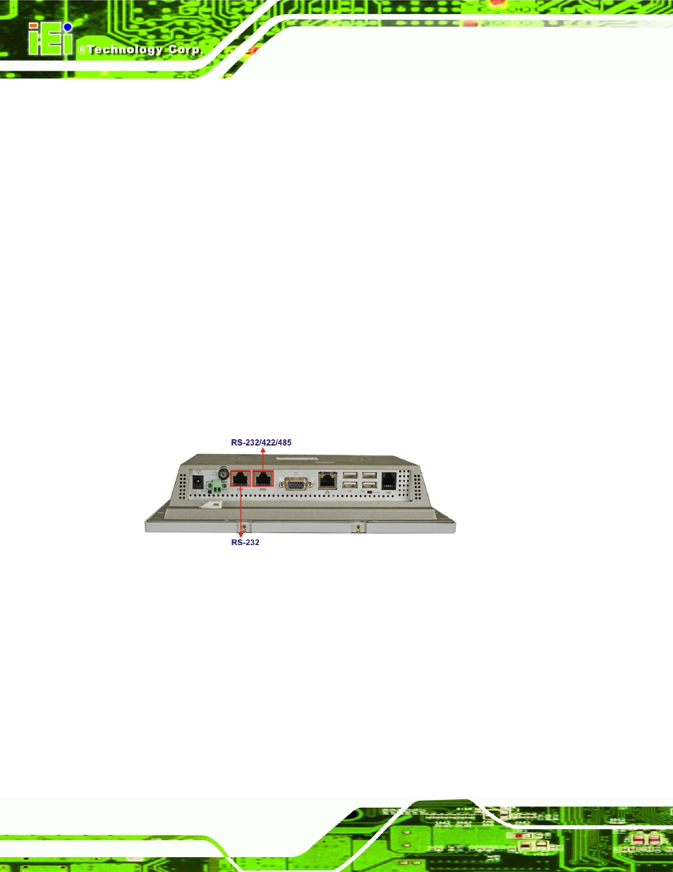 4 stereo speakers, 5 usb 2.0 port, 1 serial port connectors | 2 lan connectivity, Xternal, Eripheral, Nterface, Onnectors, Figure 2-7: com ports, 5 external peripheral interface connectors | IEI Integration AFL-4 series-N270 v1.05 User Manual | Page 32 / 165