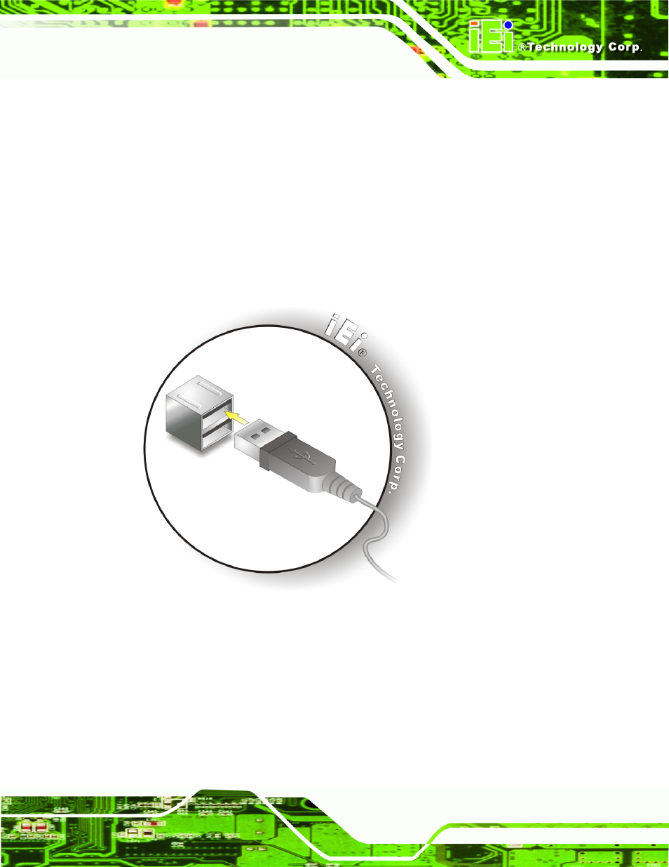 3 usb device connection, 12 faceplate installation, Aceplate | Nstallation, Figure 4-29: usb device connection | IEI Integration AFL-4 series-N270 v2.10 User Manual | Page 71 / 166