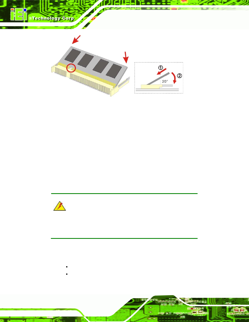 2 cf card replacement, 6 reinstalling the covers, Einstalling the | Overs, Figure 5-3: ddr so-dimm module installation | IEI Integration AFL-4 series-N270 v2.10 User Manual | Page 78 / 166