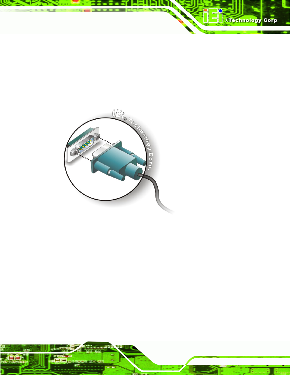1 rs-232, rs-422 and rs-485 pinouts, Figure 4-29: serial device connector | IEI Integration AFL-4 series-N270 v2.20 User Manual | Page 71 / 168