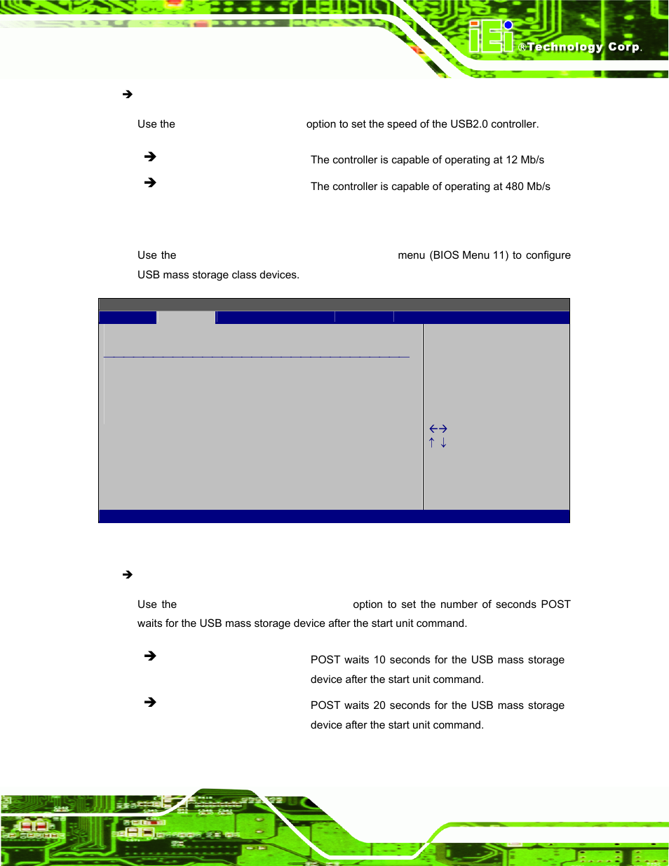 1 usb mass storage device configuration | IEI Integration AFL-W19A_W19B_17D_W15A-GM45 v1.06 User Manual | Page 63 / 138