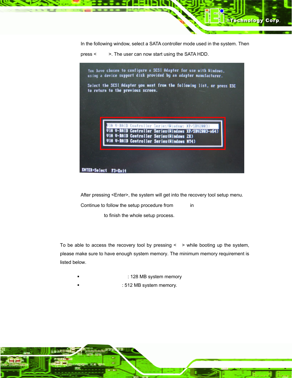 C.7.2 system memory requirement | IEI Integration AFL-W19A_W19B_17D_W15A-GM45 v2.20 User Manual | Page 140 / 151