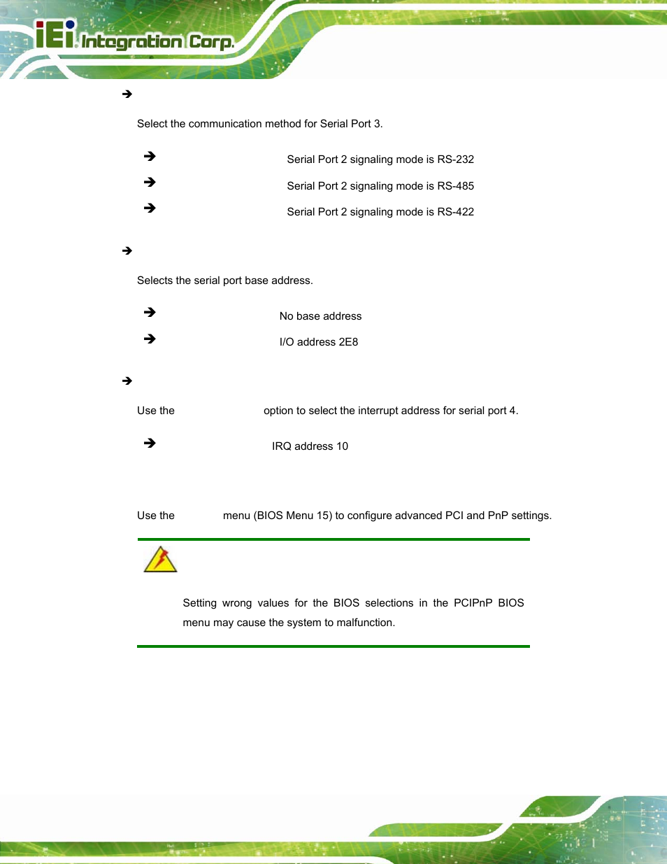 4 pci/pnp, Pci/p | IEI Integration AFL-W15A_17D-GM45 v3.00 User Manual | Page 65 / 148
