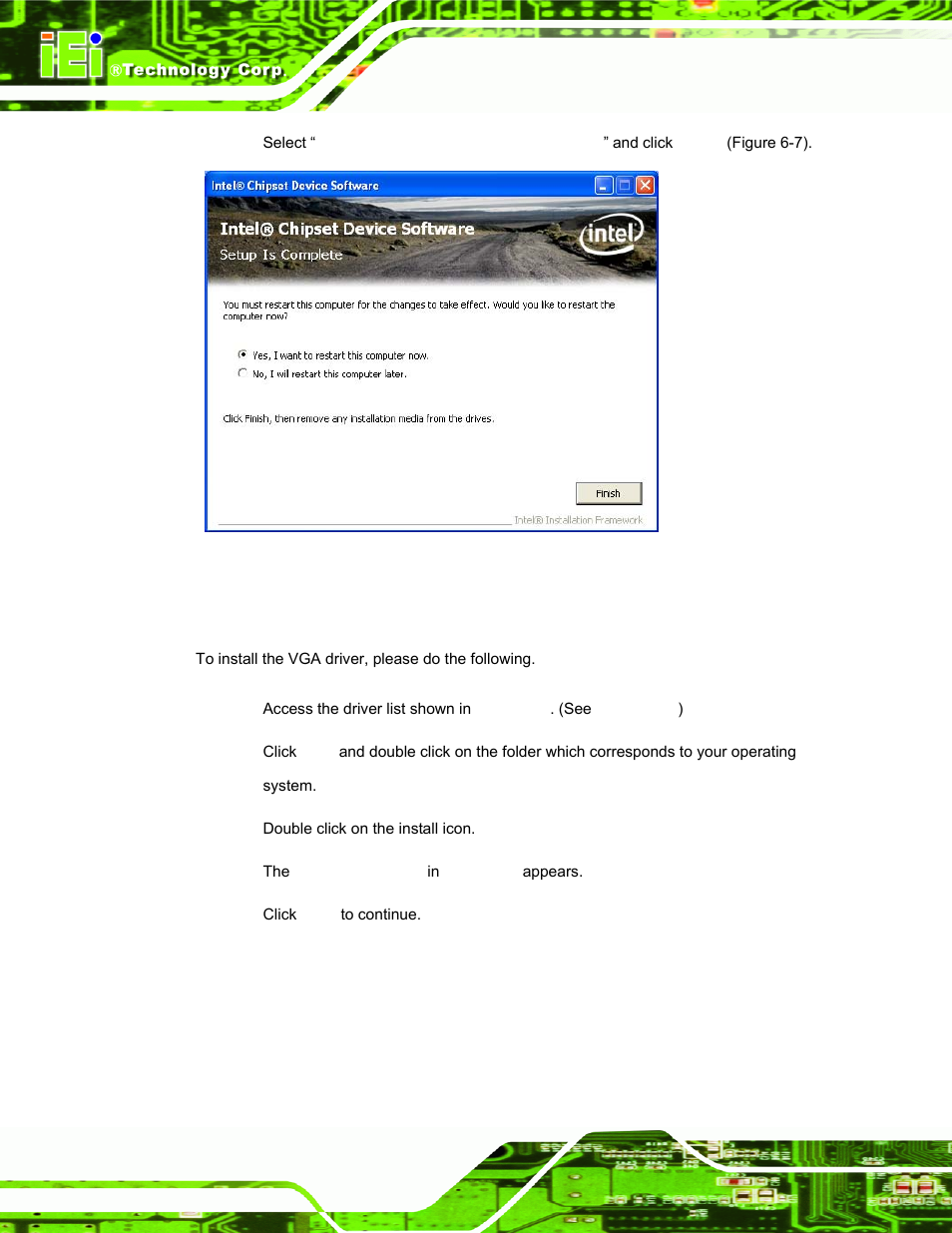4 vga driver installation, River, Nstallation | IEI Integration AFL-15i-HM55 v1.20 User Manual | Page 101 / 143