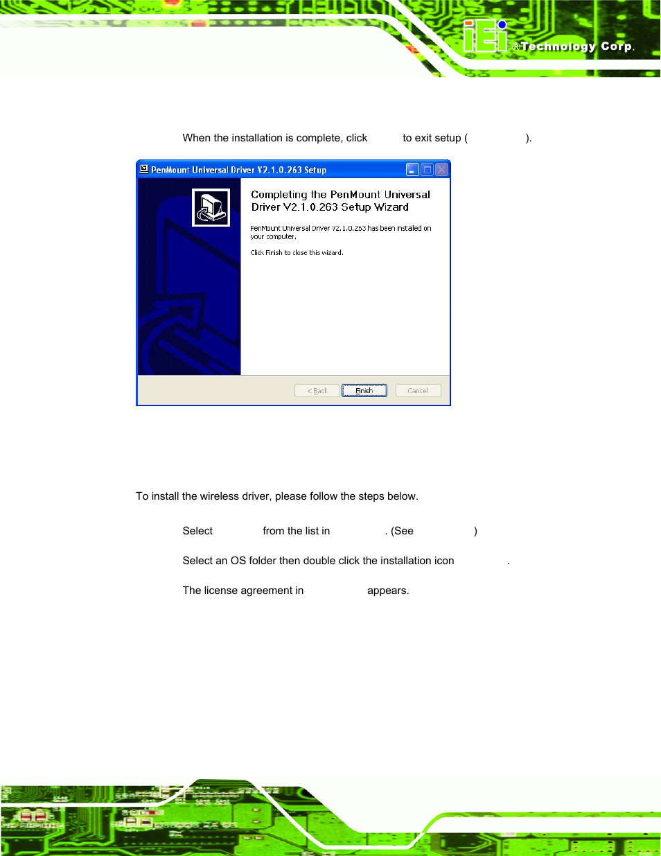 8 wireless driver, Ireless, River | Figure | IEI Integration AFL-15i-HM55 v1.20 User Manual | Page 114 / 143