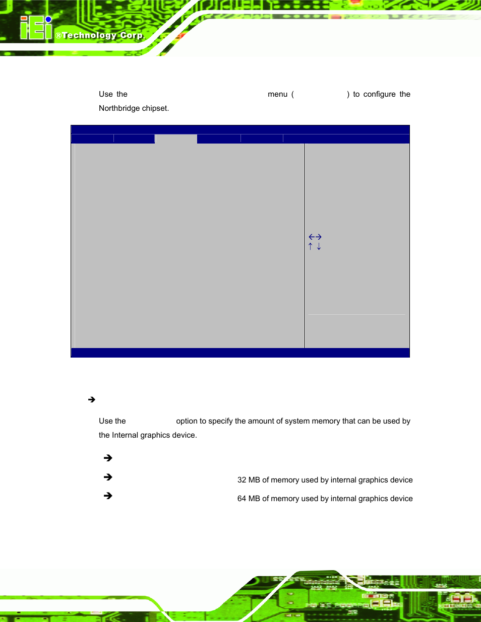 1 northbridge configuration | IEI Integration AFL-15i-HM55 v1.20 User Manual | Page 87 / 143