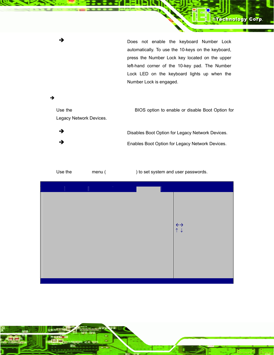 6 security, Ecurity | IEI Integration AFL-15i-HM55 v1.20 User Manual | Page 92 / 143