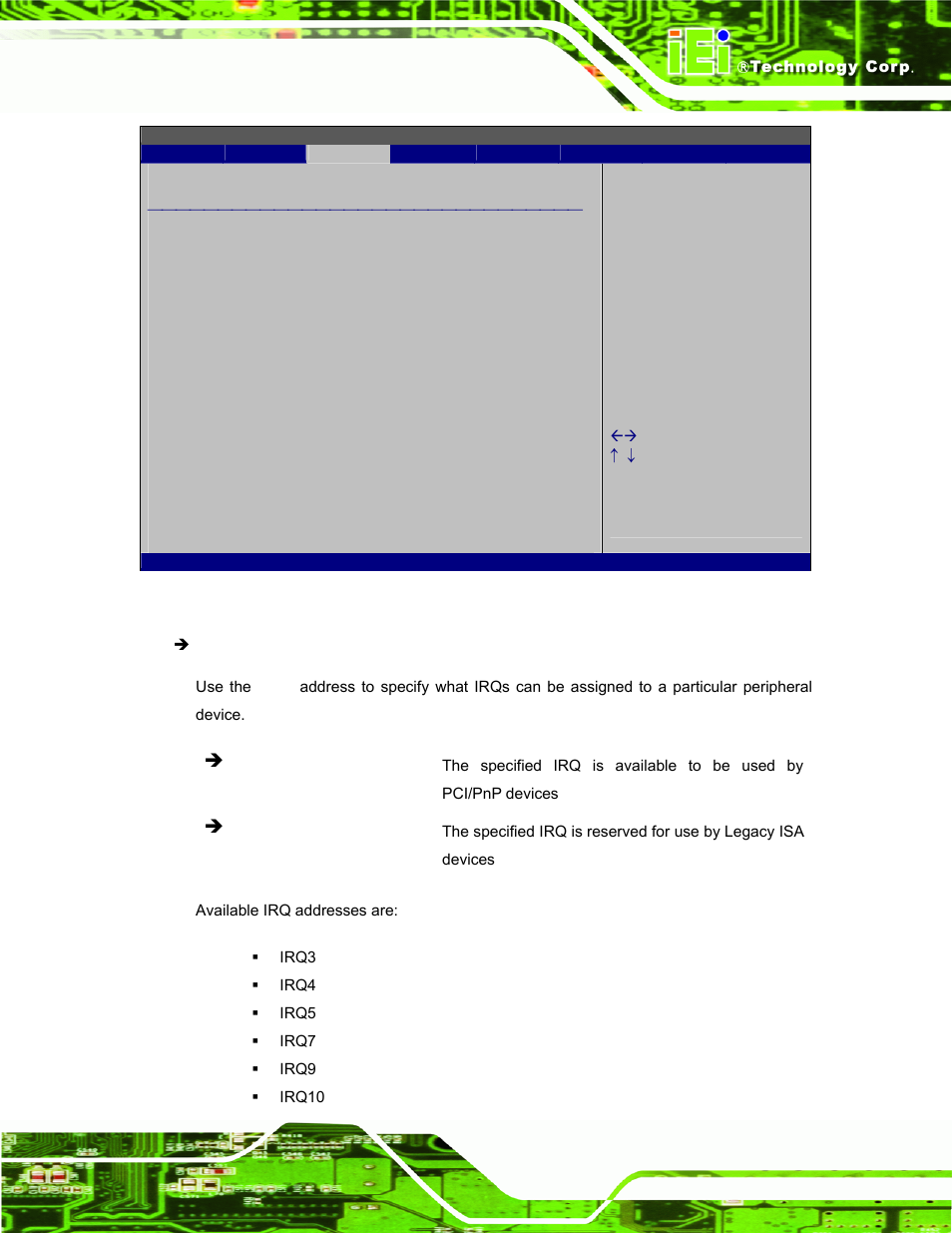 Bios menu 14: pci/pnp configuration | IEI Integration AFL-W19A_W19B_17D_W15A-N270 v1.06 User Manual | Page 87 / 125