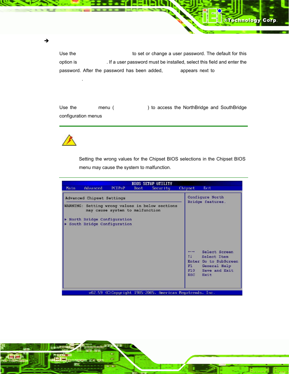 7 chipset, Hipset | IEI Integration AFL-15A-N270 v2.10 User Manual | Page 105 / 159