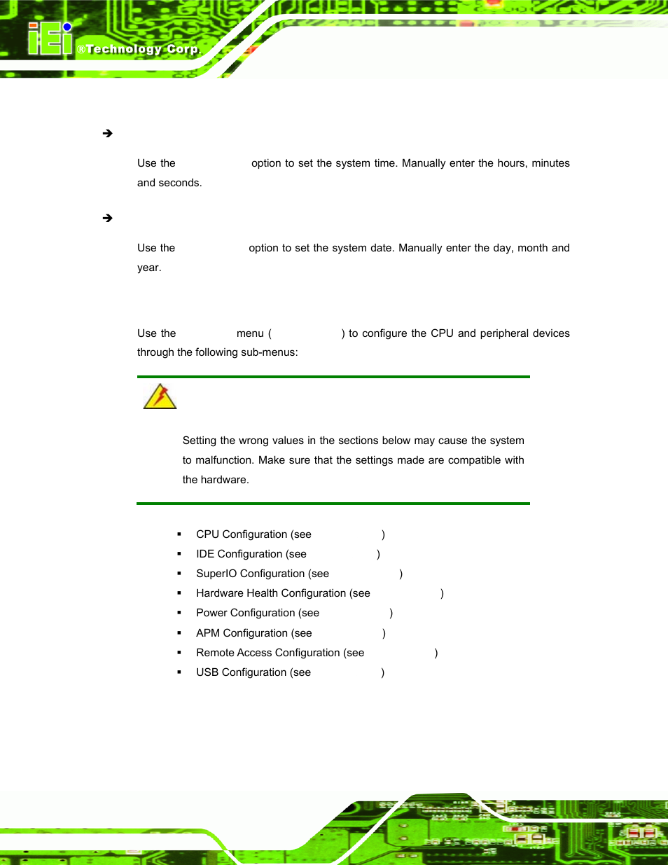3 advanced, Dvanced | IEI Integration AFL-15A-N270 v2.10 User Manual | Page 74 / 159