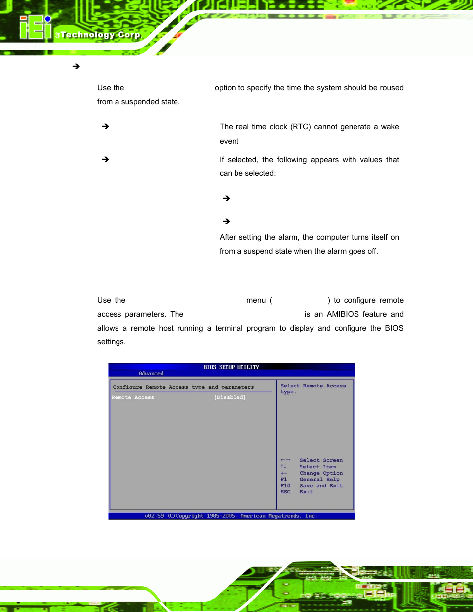 7 remote configuration | IEI Integration AFL-15A-N270 v2.10 User Manual | Page 94 / 159